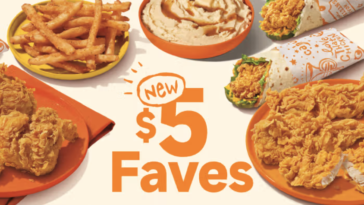 Popeyes rolls out limited-time $5 Faves Menu | ©Image Credit: popeyes.com